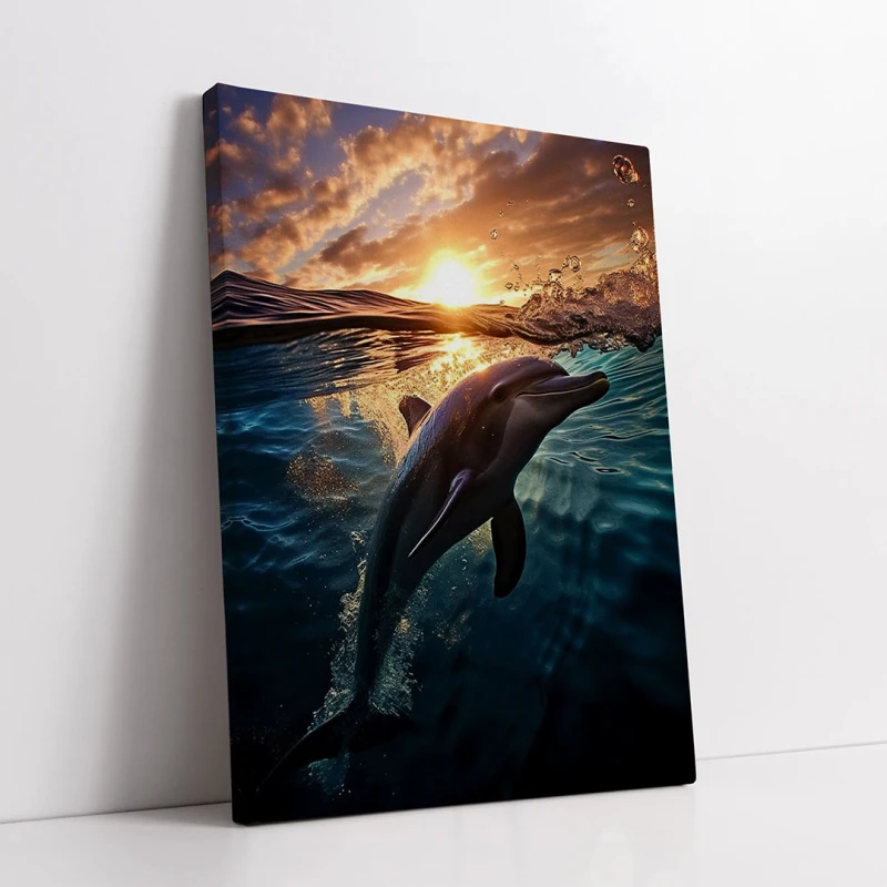 Grația Mării - Tablou Delfini
