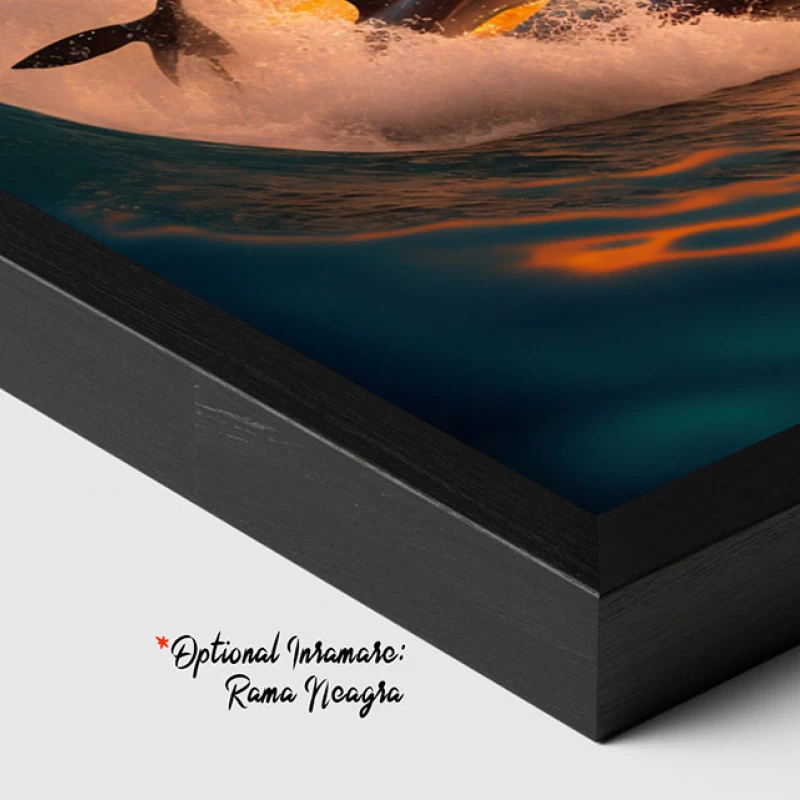 Jocul Valurilor - Tablou Delfini