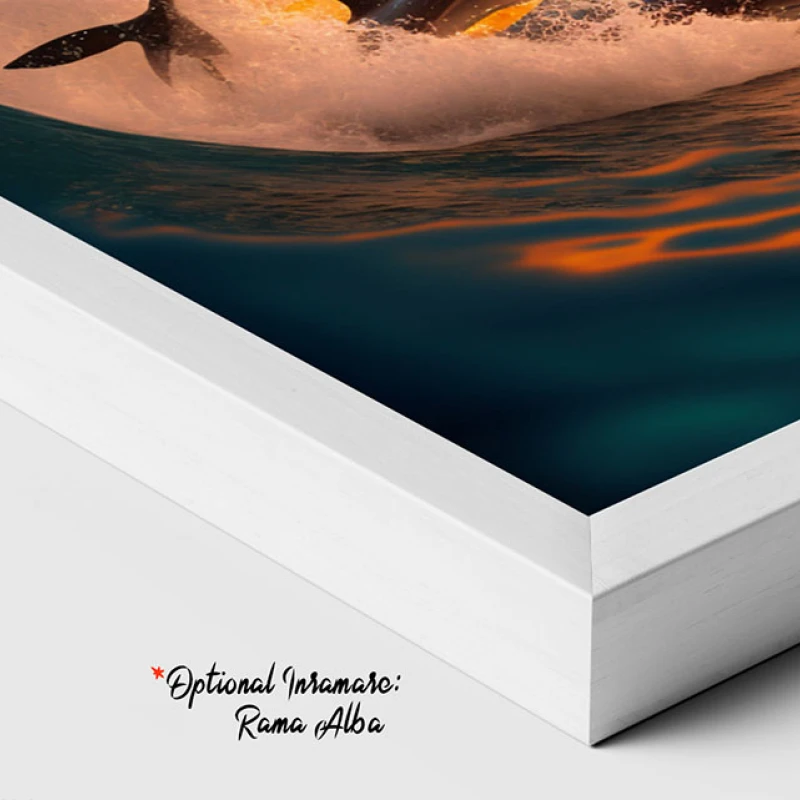 Jocul Valurilor - Tablou Delfini