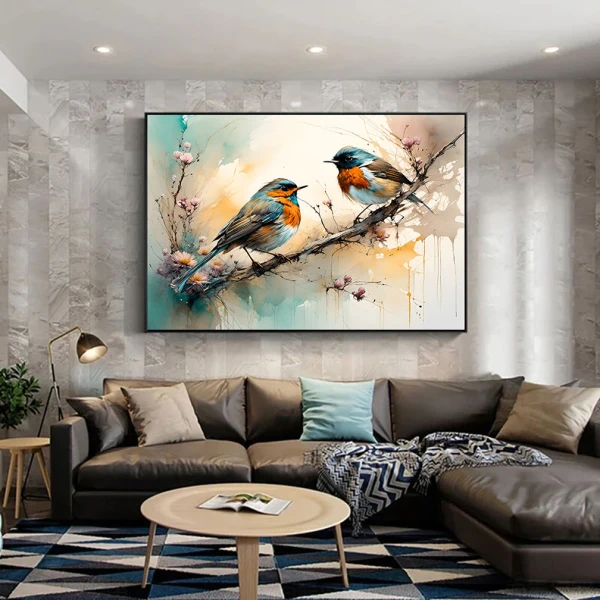 Iubiri Primăvăratice - Tablou Păsări