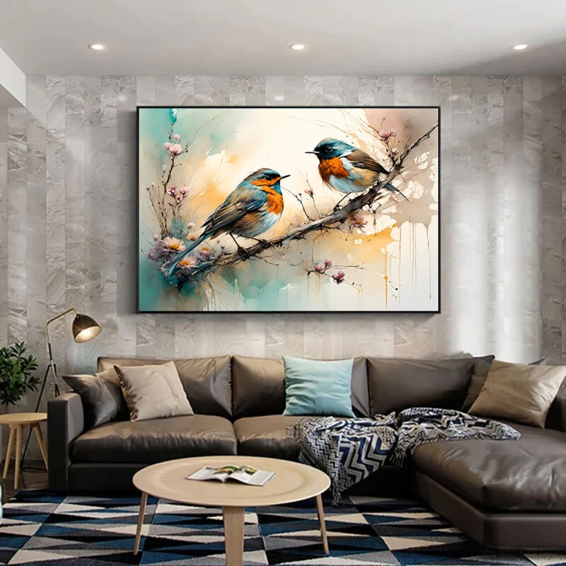 Iubiri Primăvăratice - Tablou Păsări
