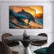 Îmbrățișarea Mării - Tablou Delfini