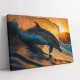 Îmbrățișarea Mării - Tablou Delfini