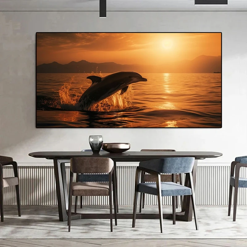 Culorile Serii - Tablou Delfini