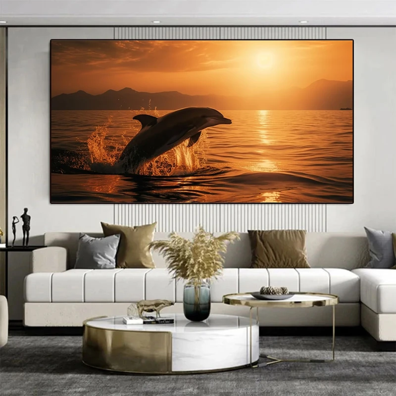 Culorile Serii - Tablou Delfini