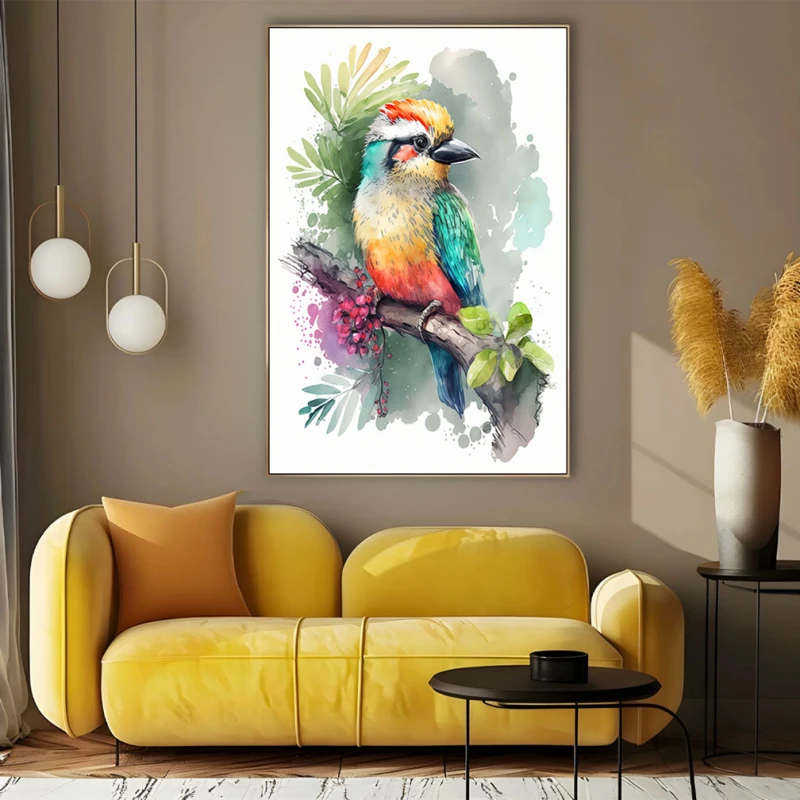 Natura Colorată - Tablou Păsări