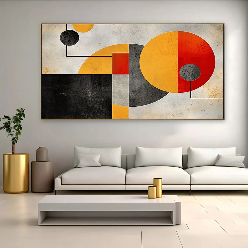 Simfonie Geometrică - Tablou geometric