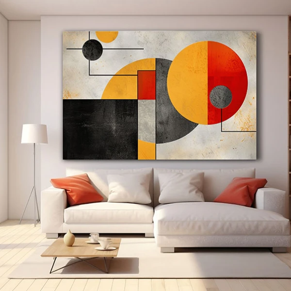 Simfonie Geometrică - Tablou geometric Simfonie Geometrică - Tablou geometric