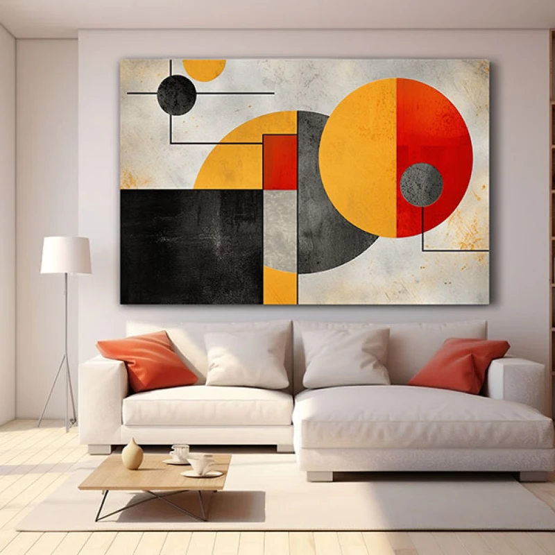 Simfonie Geometrică - Tablou geometric