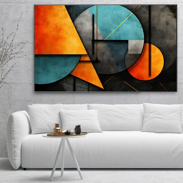 Forme și Umbre - Tablou geometric