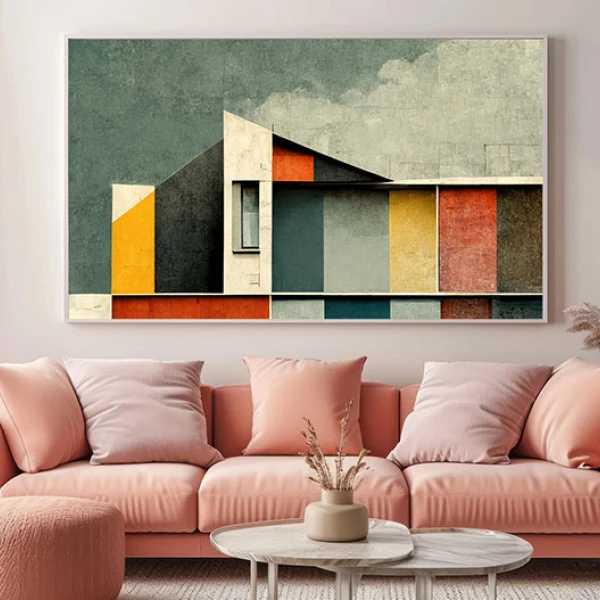 Linii si Perspective - Tablou geometric