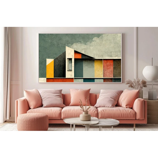 Linii si Perspective - Tablou geometric