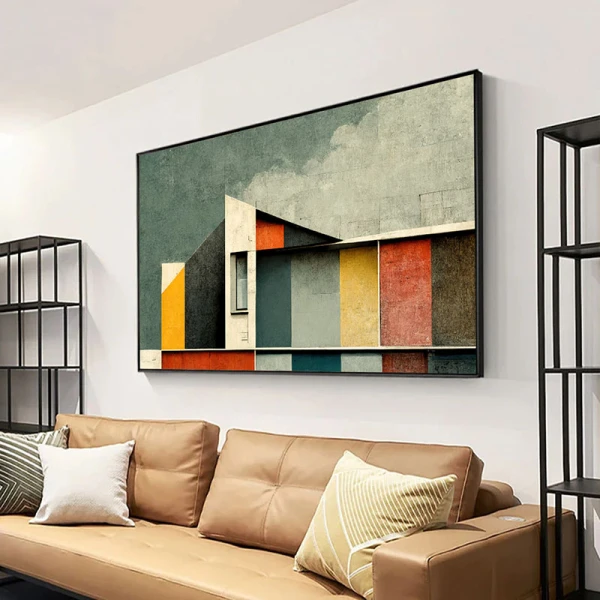 Linii si Perspective - Tablou geometric