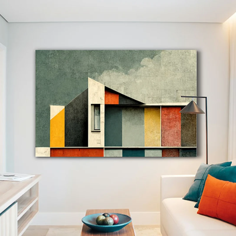 Linii si Perspective - Tablou geometric