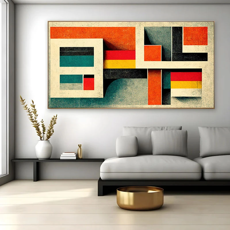 Fascinația Formelor - Tablou geometric