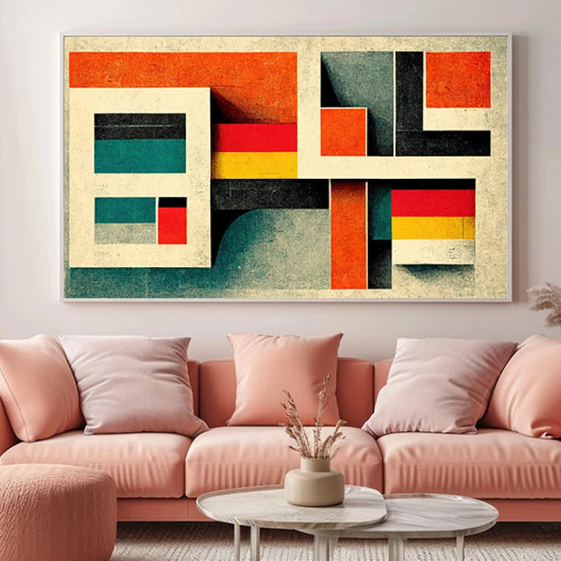 Fascinația Formelor - Tablou geometric