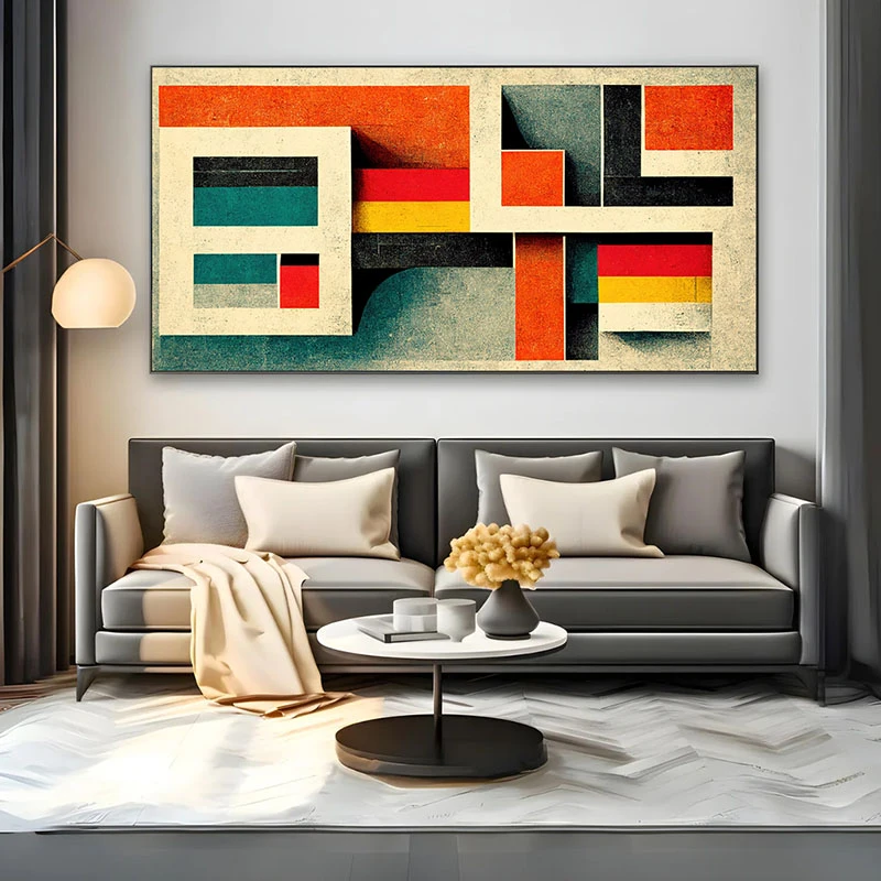 Fascinația Formelor - Tablou geometric