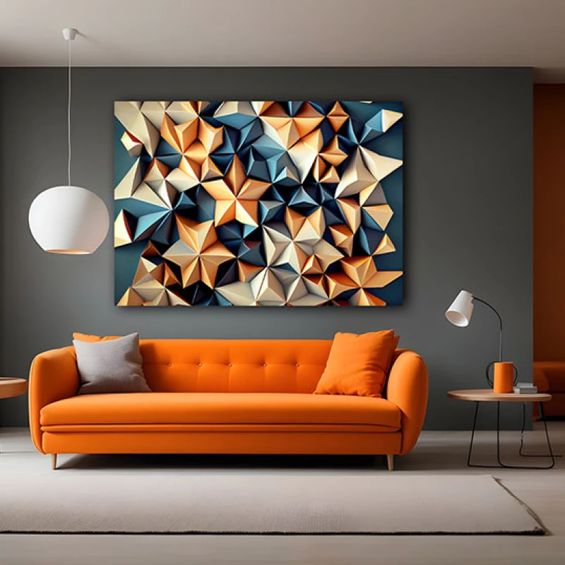 Vibranta Geometrica - Tablou geometric