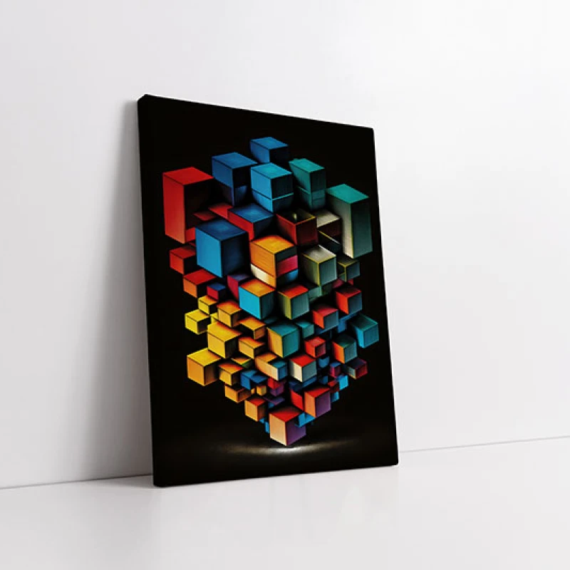 Abstract si Concret - Tablou geometric