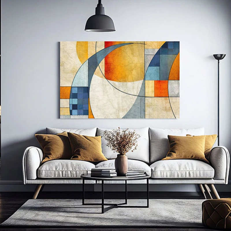 Pictura Geometriei - Tablou geometric Pictura Geometriei - Tablou geometric