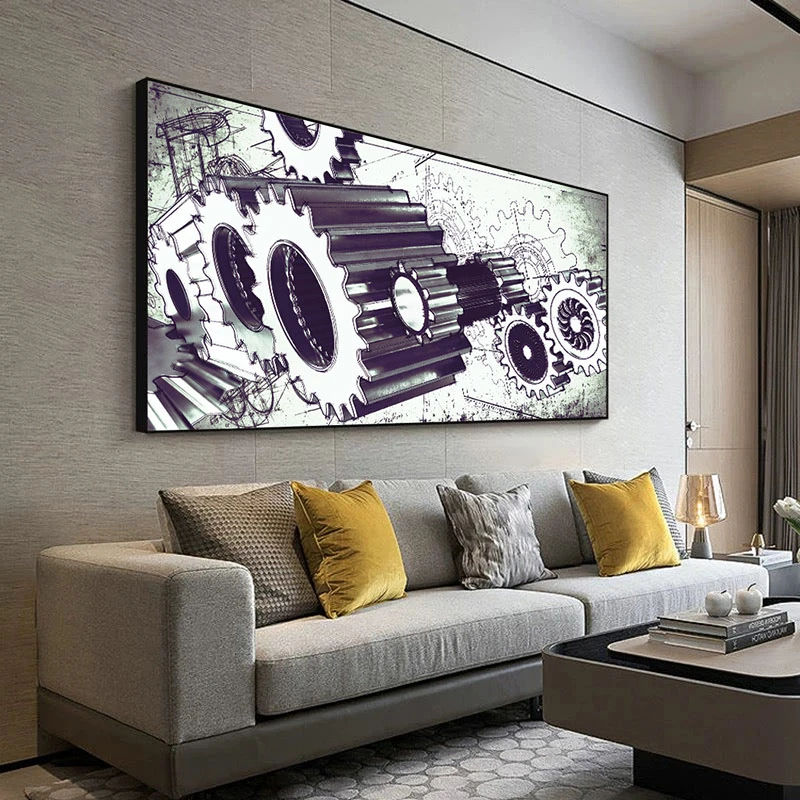 Armonia Contururilor - Tablou geometric