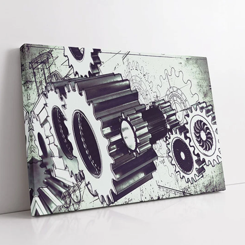 Armonia Contururilor - Tablou geometric