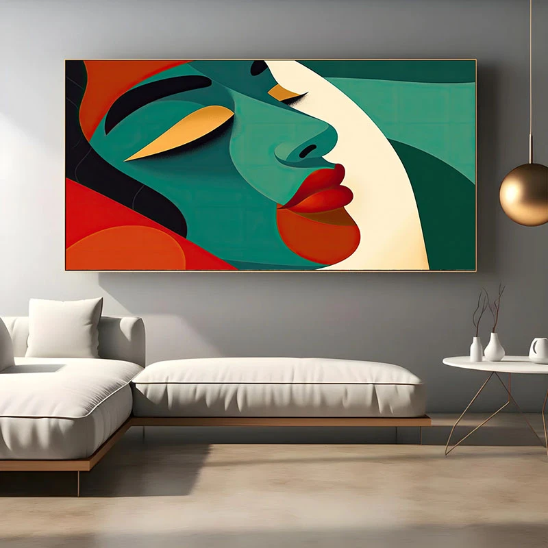 Melodie în Unghiuri - Tablou geometric