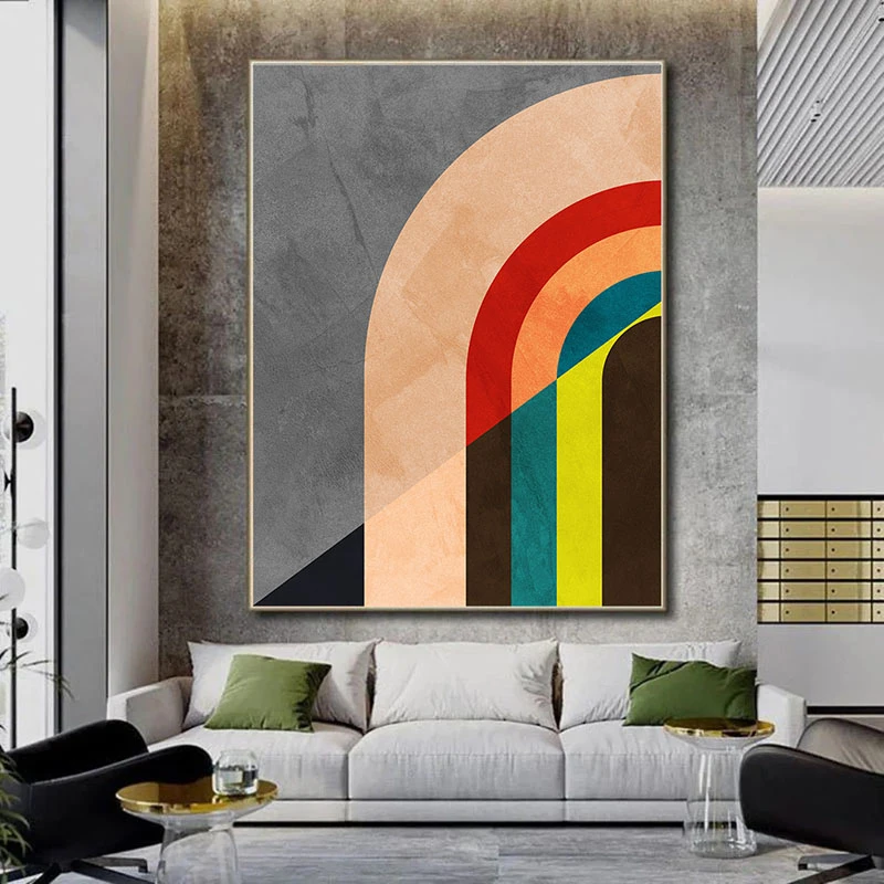Eleganta Formelor Geometrice - Tablou geometric