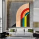 Eleganta Formelor Geometrice - Tablou geometric
