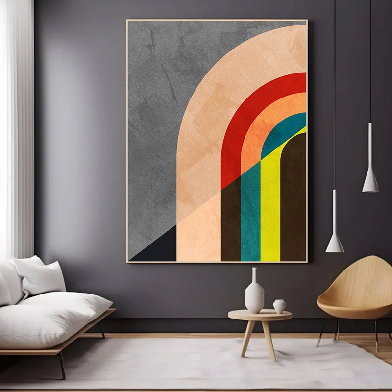 Eleganta Formelor Geometrice - Tablou geometric