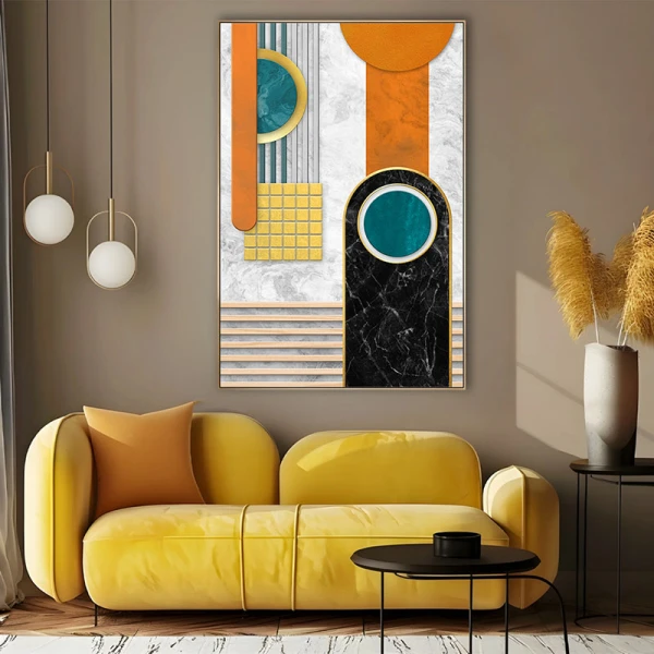 Sculptand cu Liniile - Tablou geometric