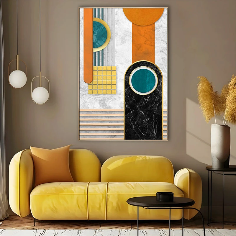 Sculptand cu Liniile - Tablou geometric Sculptand cu Liniile - Tablou geometric
