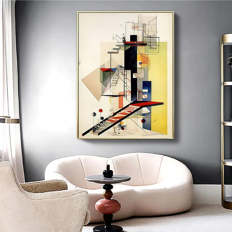 Joc de Forme si Umbre - Tablou geometric