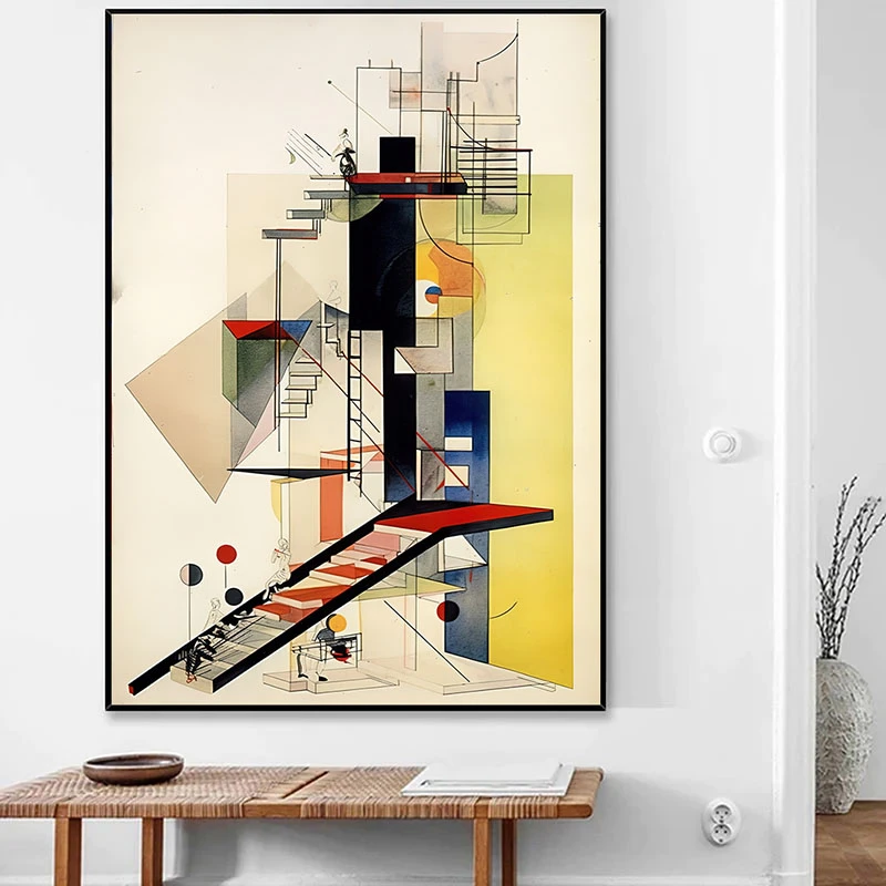 Joc de Forme si Umbre - Tablou geometric