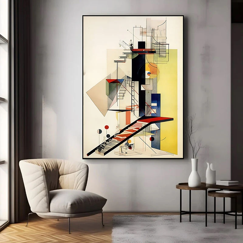 Joc de Forme si Umbre - Tablou geometric