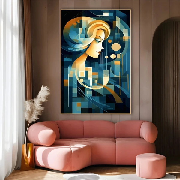 Silueta Formelor - Tablou geometric