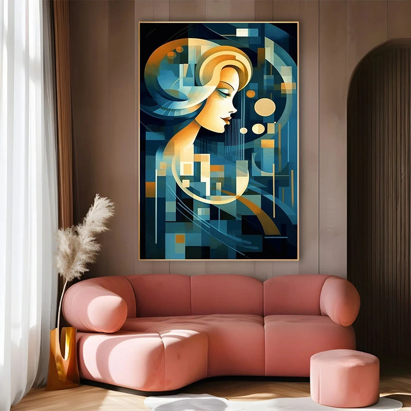 Silueta Formelor - Tablou geometric