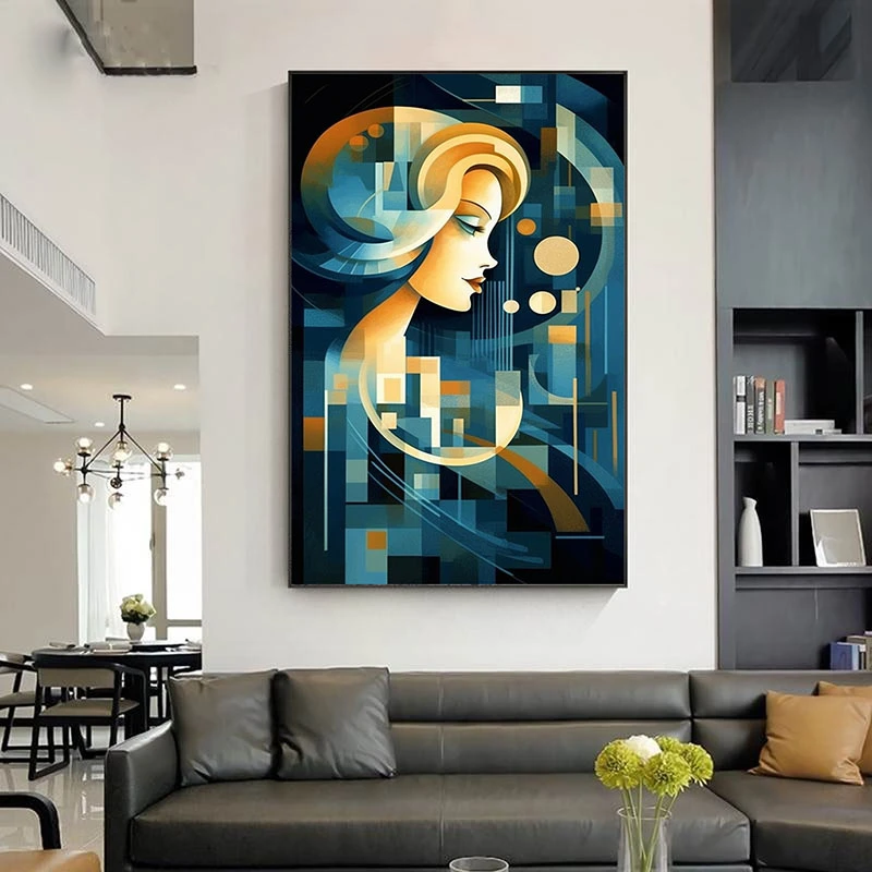 Silueta Formelor - Tablou geometric