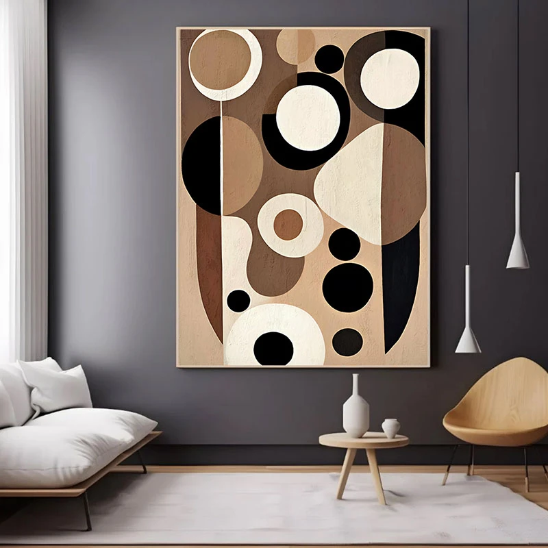 Viziuni în Forme - Tablou geometric Viziuni în Forme - Tablou geometric