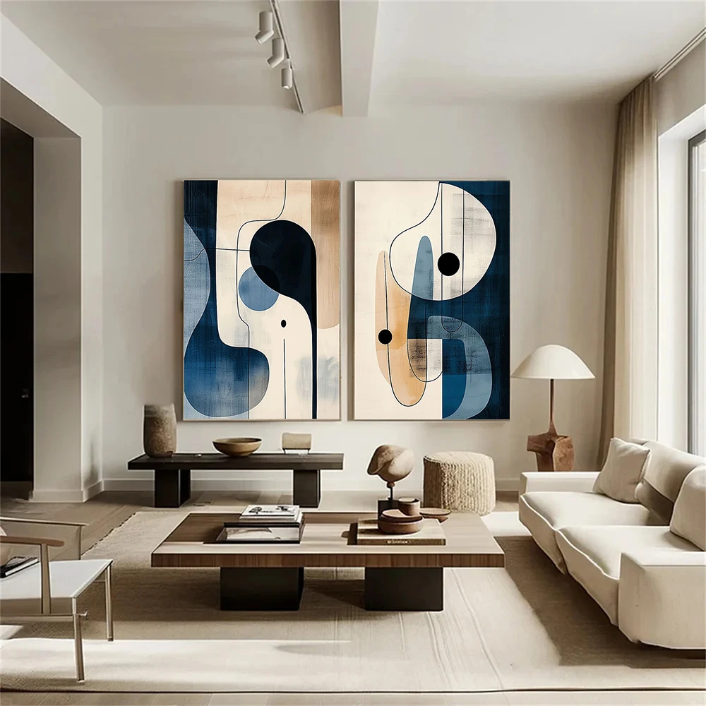 set 2 tablouri moderne pentru living