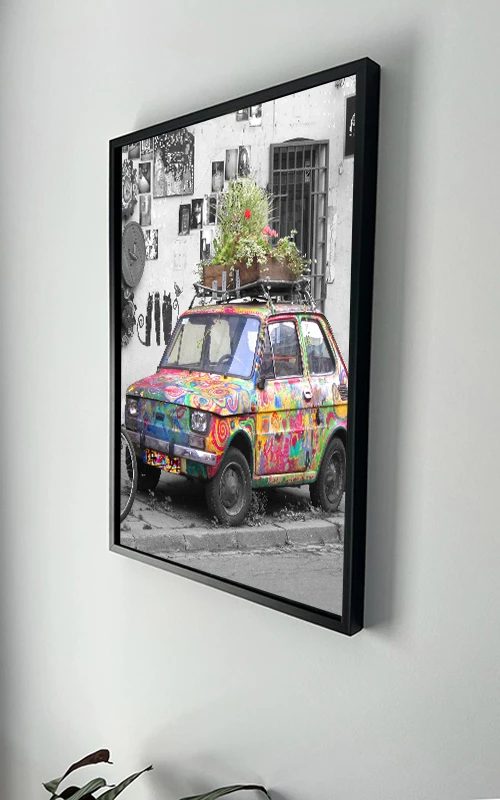 Masinuta cu grafiti - Tablou auto moto